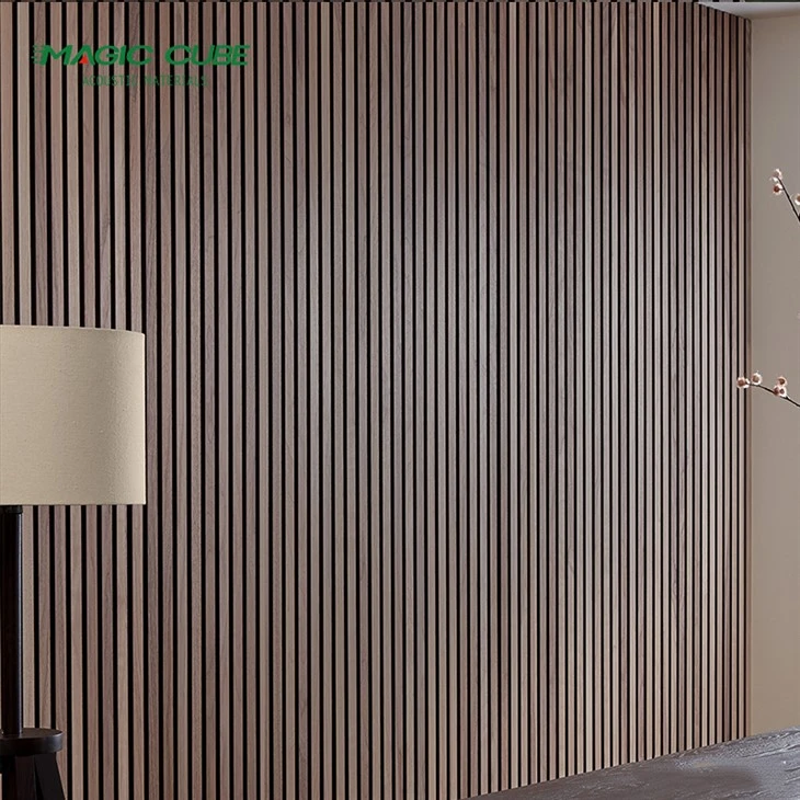 Oak Acoustic Slat Wall And Ceiling
