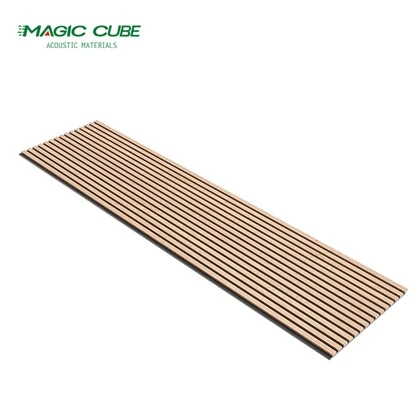 4x8ft Ses Slat Ahşap Dekoratif Akustik Duvar Panelleri
